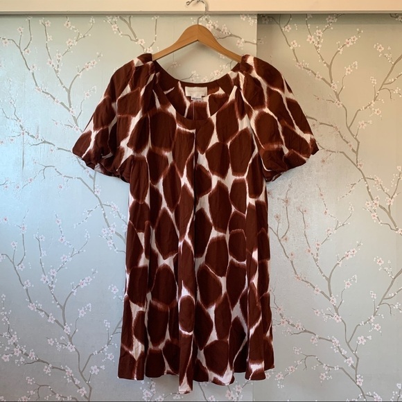 Nwt anthropologie Giraffe Tunic Dress XSP New - Picture 11 of 12